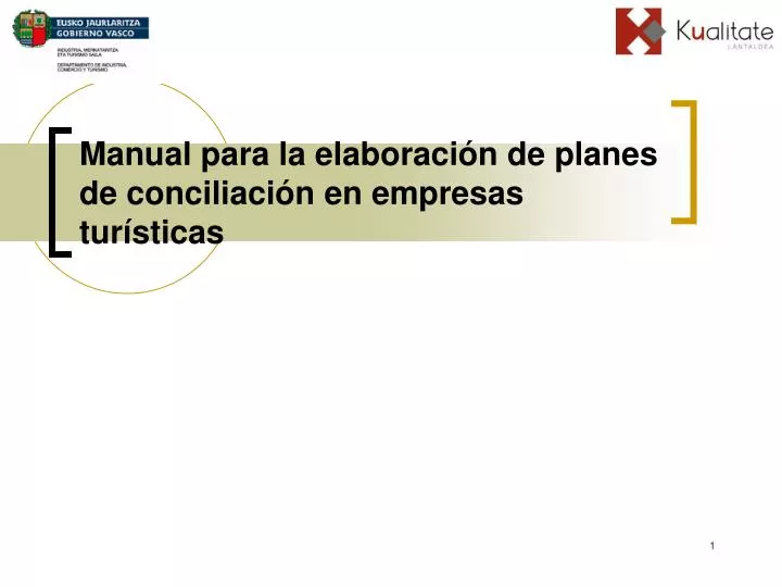 manual para la elaboraci n de planes de conciliaci n en empresas tur sticas