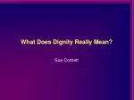 What Does Dignity Really Mean? - slide 1