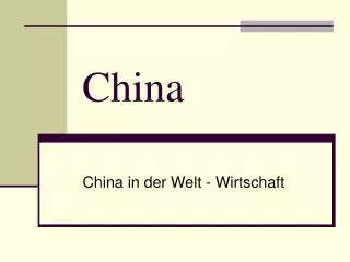 china