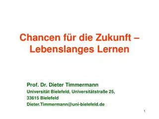 chancen f r die zukunft lebenslanges lernen
