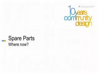 Spare Parts Where now?