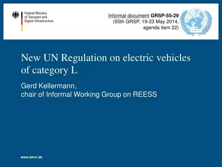 new un regulation on electric vehicles of category l