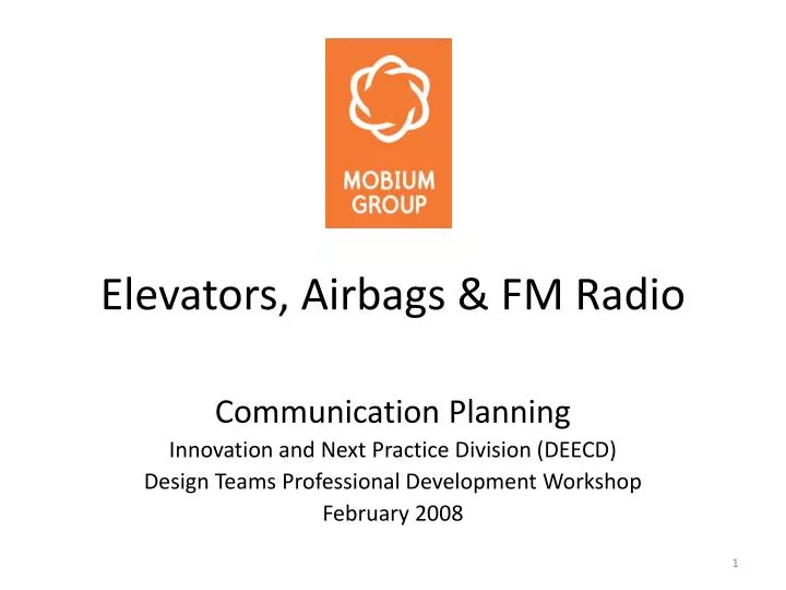 elevators airbags fm radio