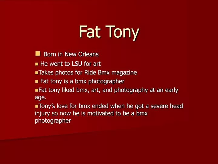fat tony