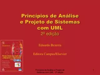 princ pios de an lise e projeto de sistemas com uml 2 edi o