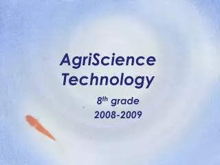 AgriScience Technology