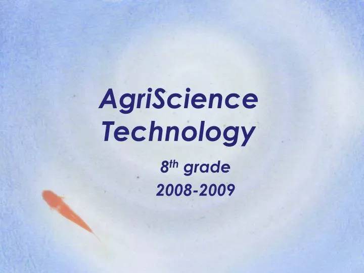 agriscience technology