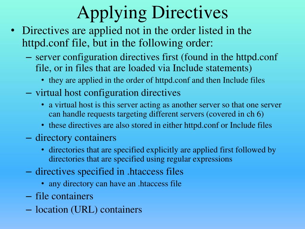 PPT - Applying Directives PowerPoint Presentation, free download - ID ...