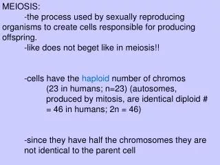 MEIOSIS: