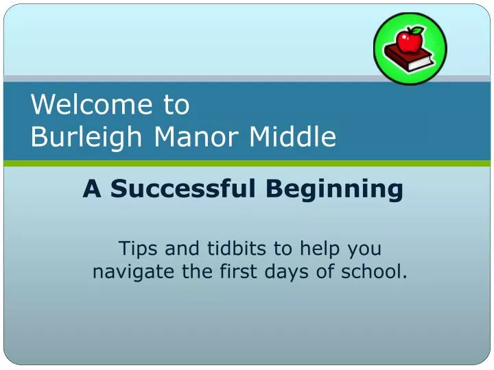 welcome to burleigh manor middle