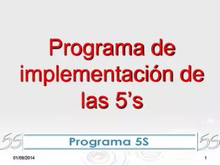 programa de implementaci n de las 5 s