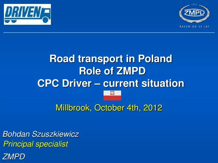road transport in poland role of zmpd cpc driver current situation