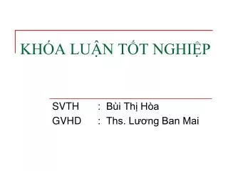 kh a lu n t t nghi p