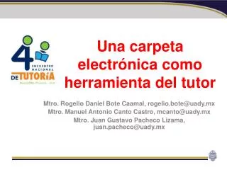 una carpeta electr nica como herramienta del tutor