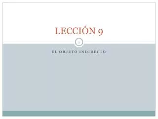 lecci n 9