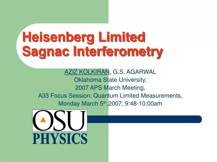 heisenberg limited sagnac interferometry