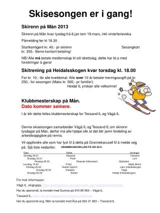 skisesongen er i gang