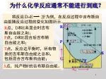 为什么化学反应通常不能进行到底？ - slide 1