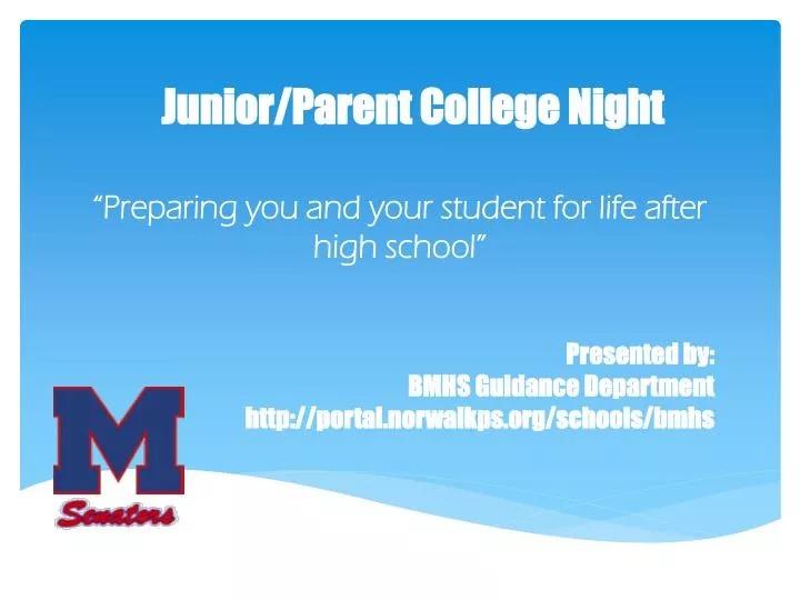 presented by bmhs guidance department http portal norwalkps org schools bmhs