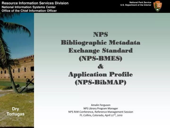 nps bibliographic metadata exchange standard nps bmes application profile nps bibmap