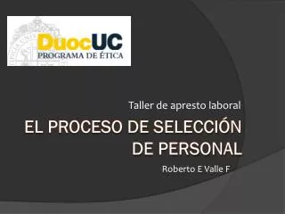 taller de apresto laboral
