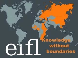 Knowledge without boundaries