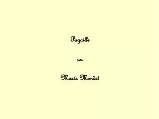 pagaille au mus e mandet