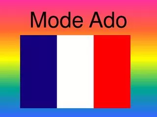 mode ado