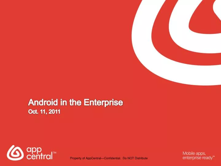 android in the enterprise