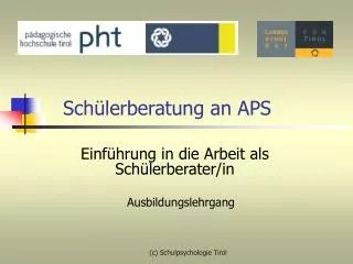 sch lerberatung an aps
