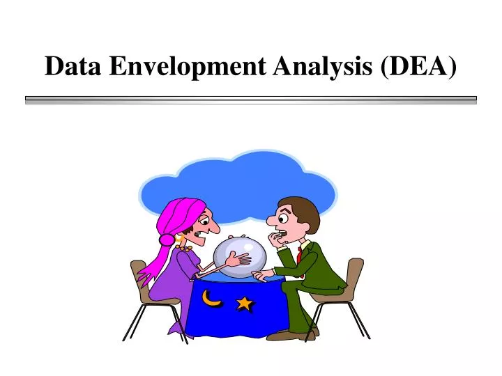 data envelopment analysis dea