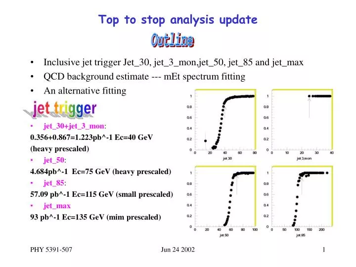 top to stop analysis update