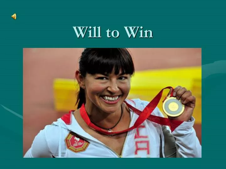 will to win