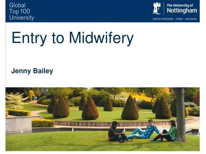 entry to midwifery