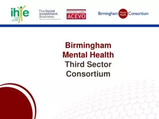 Birmingham Mental Health Third Sector Consortium