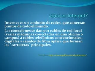 qu es internet