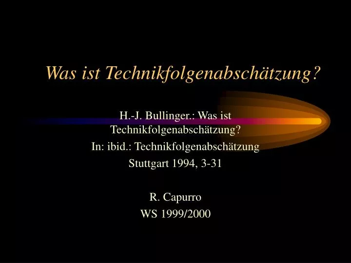 was ist technikfolgenabsch tzung