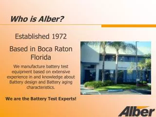 Who is Alber?