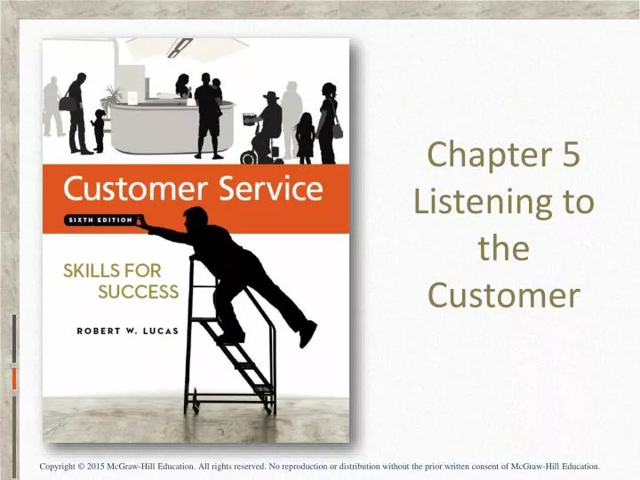 chapter 5 listening to the customer
