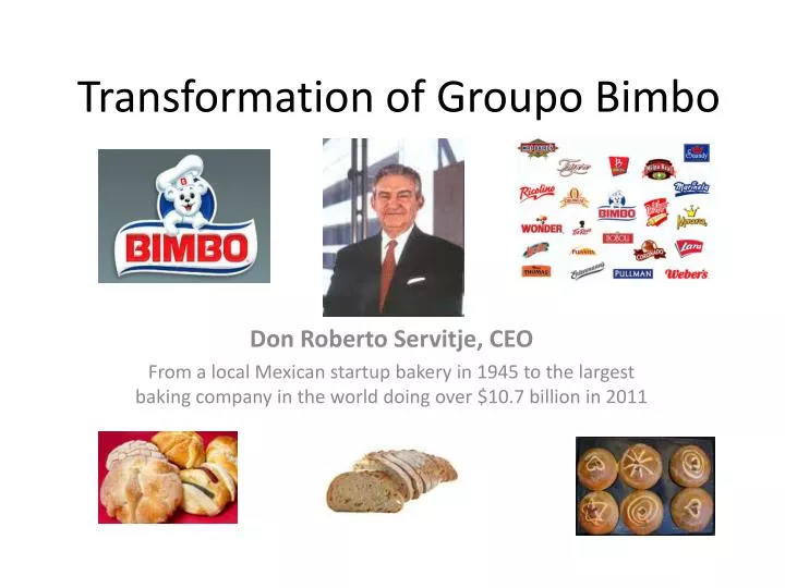 transformation of groupo bimbo