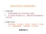 液体表面张力系数的测定 - slide 1