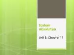 Eastern Absolutism - slide 1