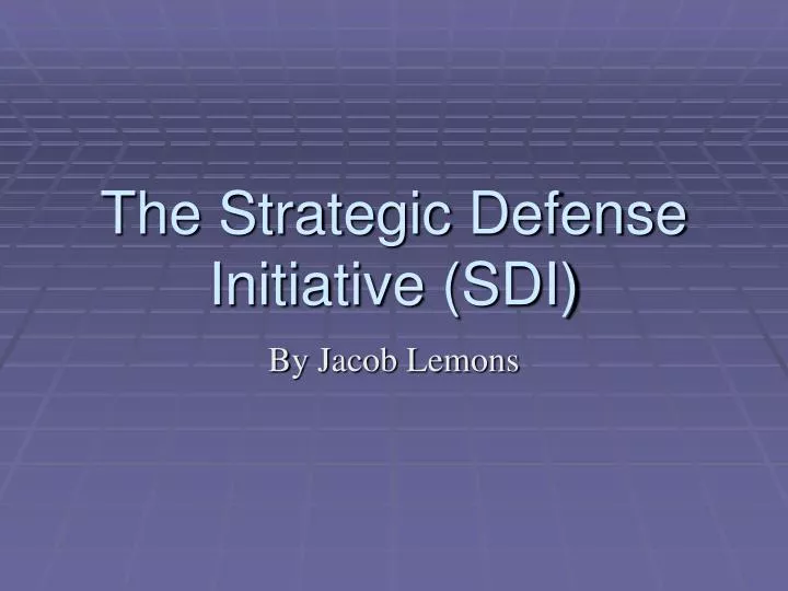 Strategic Defense Initiative - Wikipedia