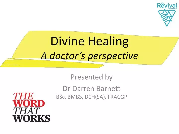 divine healing a doctor s perspective