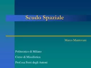 scudo spaziale
