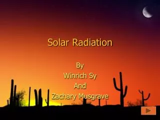 solar radiation