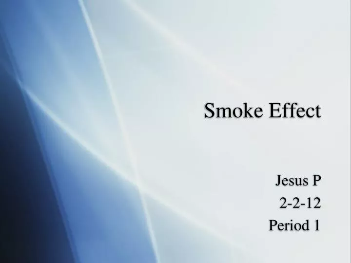 smoke effect