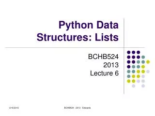 Python Data Structures: Lists