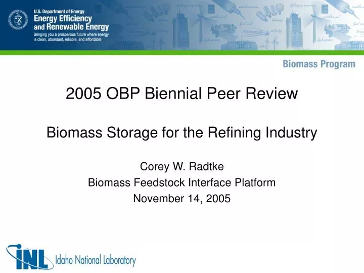 2005 obp biennial peer review
