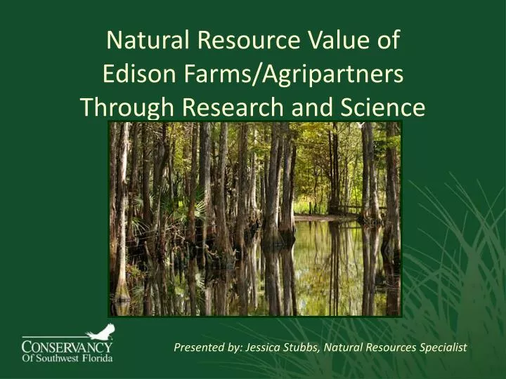 natural resource value of edison farms agripartners through research and science